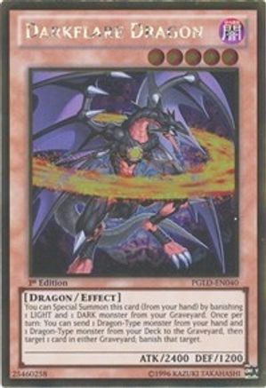 Darkflare Dragon [PGLD-EN040] Gold Rare
