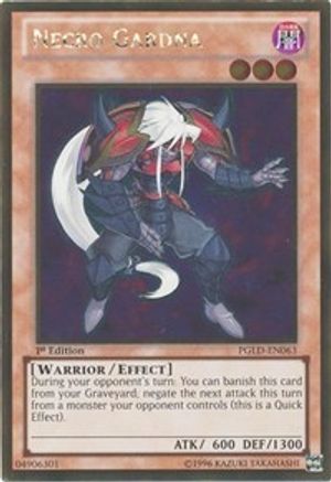 Necro Gardna [PGLD-EN063] Gold Rare