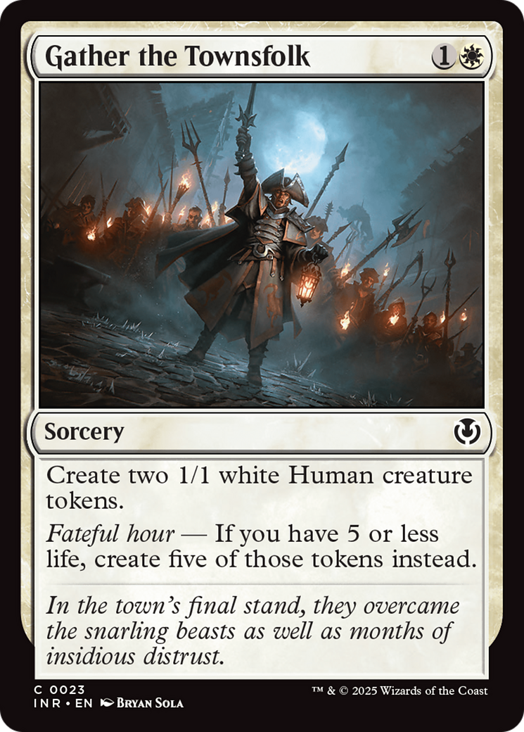 Gather the Townsfolk (-023) - Innistrad Remastered Foil