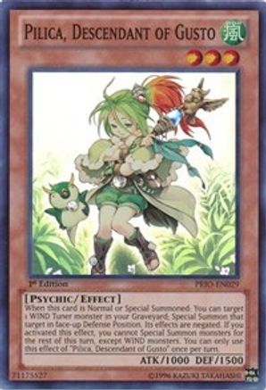 Pilica, Descendant of Gusto [PRIO-EN029] Super Rare