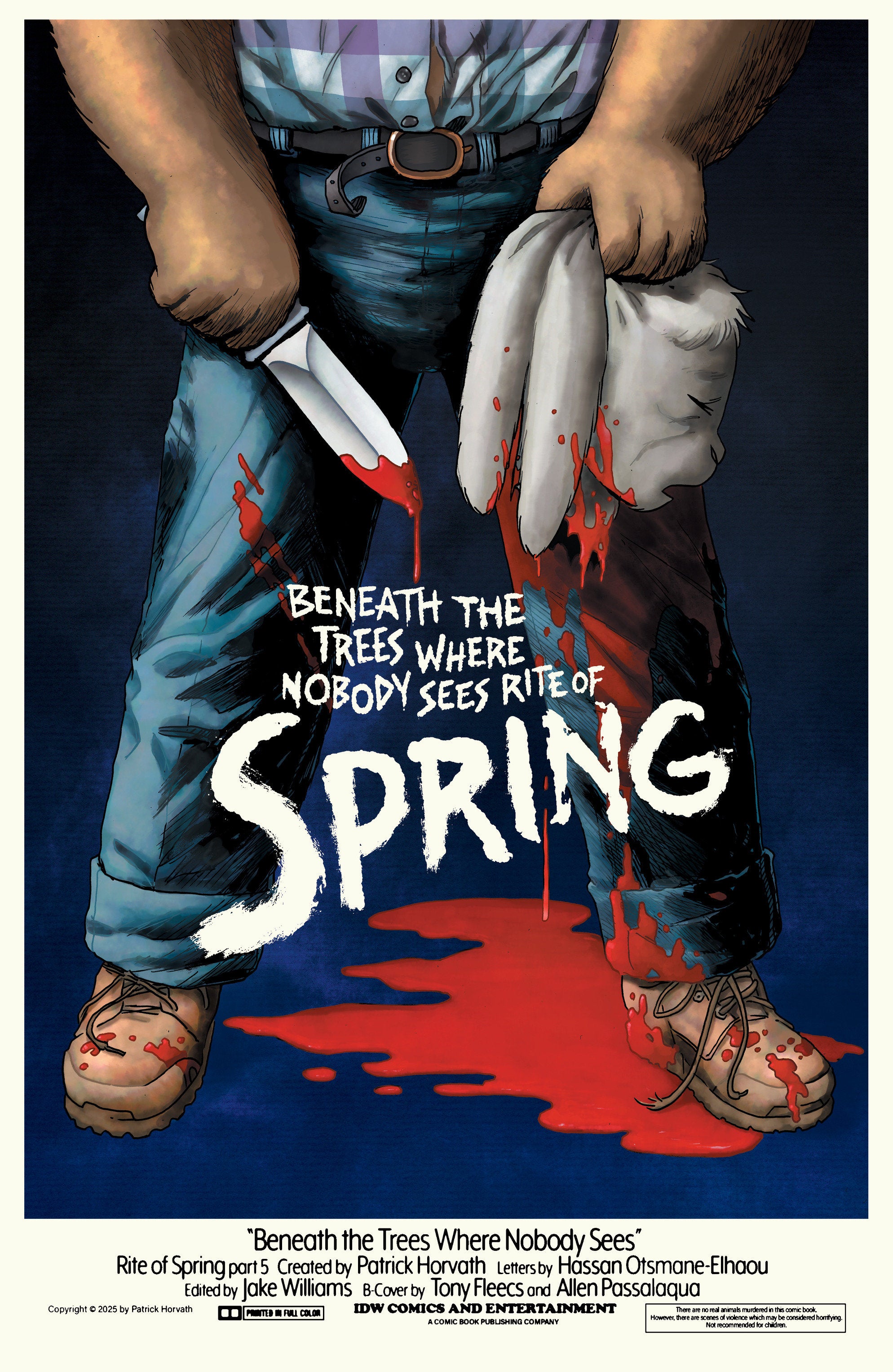 Beneath The Trees Where Nobody Sees: Rite Of Spring #5 Variant B (Fleecs Movie Homage Cover)
