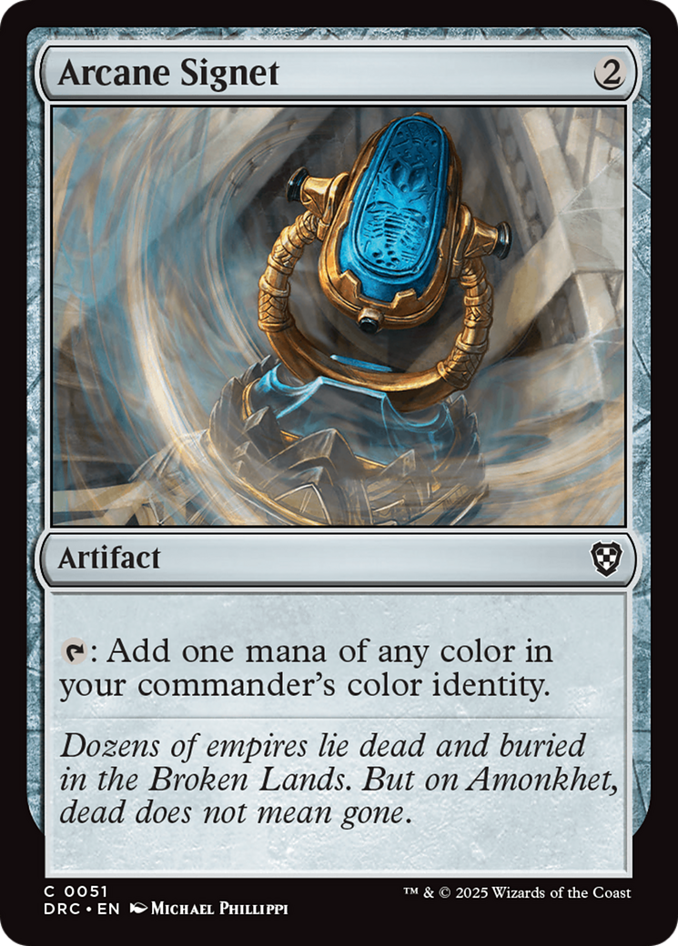 Arcane Signet (-051) - Commander: Aetherdrift