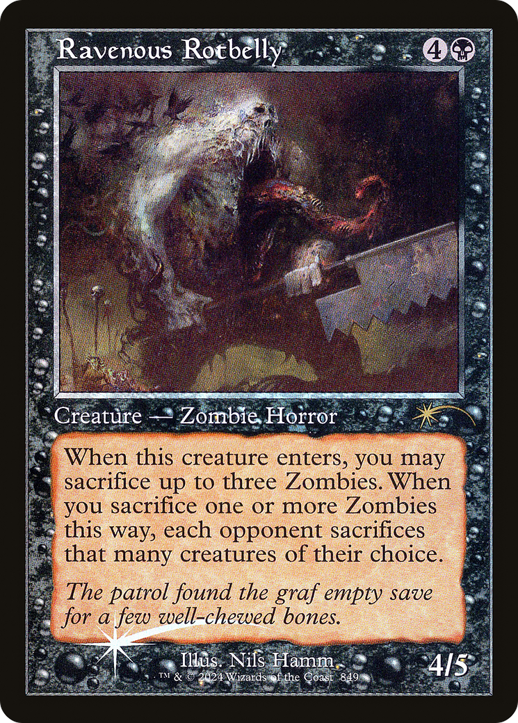 Ravenous Rotbelly (Retro Frame) (SLD-849) - Secret Lair Drop Series Foil