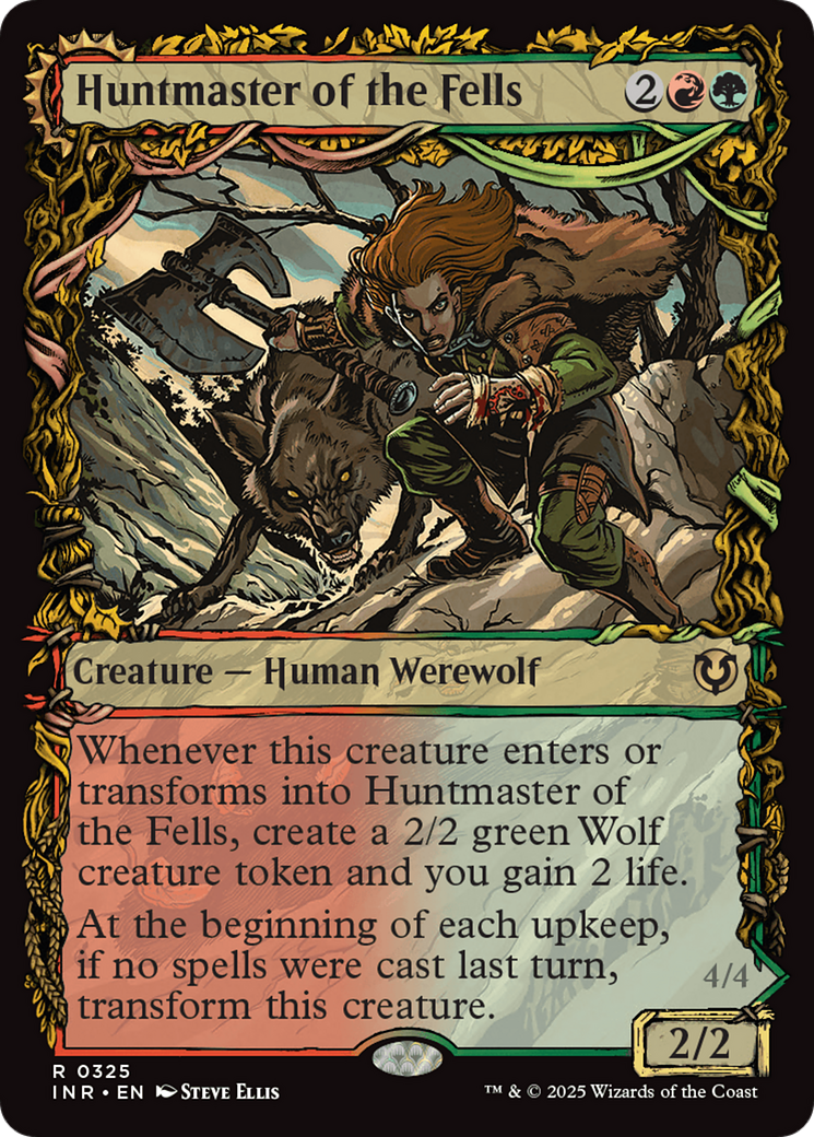 Huntmaster of the Fells // Ravager of the Fells (Showcase) (INR-325) - Innistrad Remastered Foil