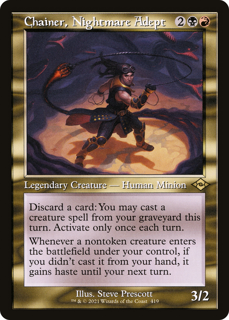 Chainer, Nightmare Adept (Retro) [Modern Horizons 2]
