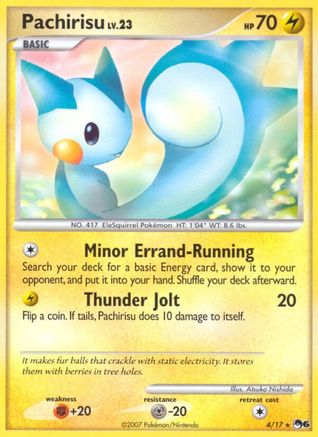 Pachirisu 4/17 - POP Series 6 Holofoil