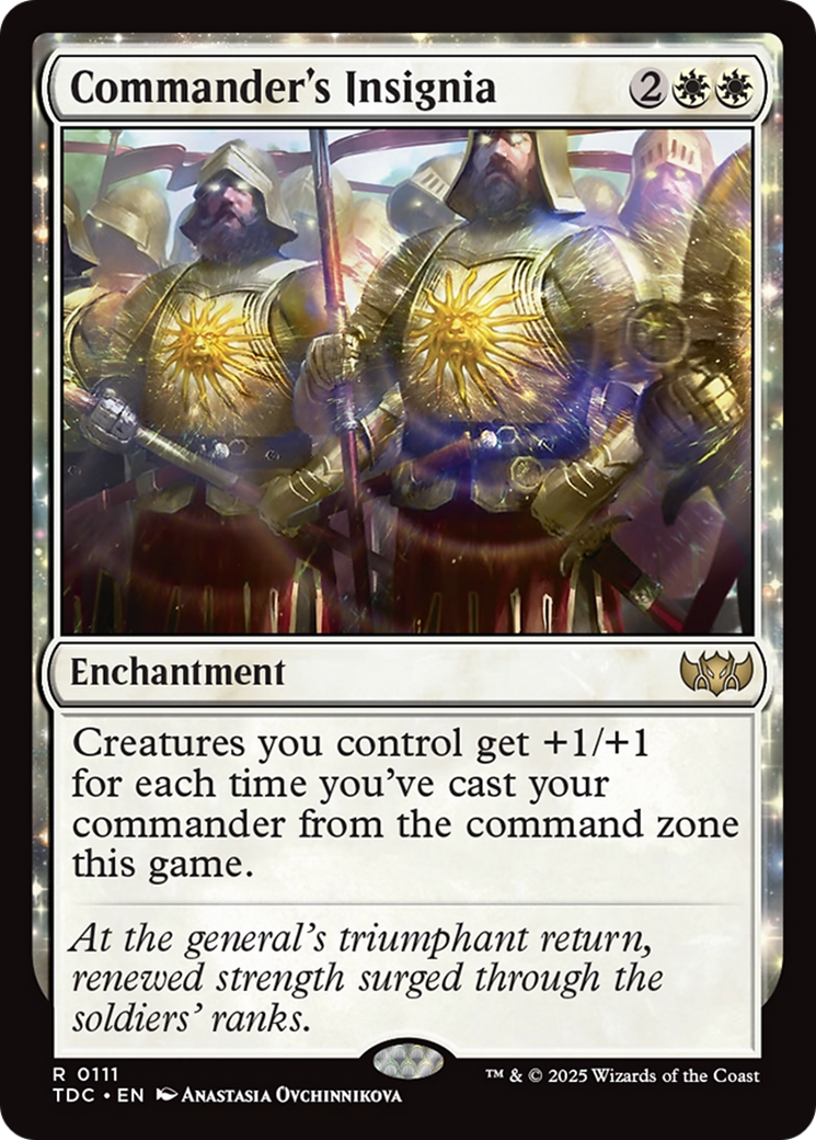 Commander's Insignia (TDC-111) - Commander: Tarkir: Dragonstorm