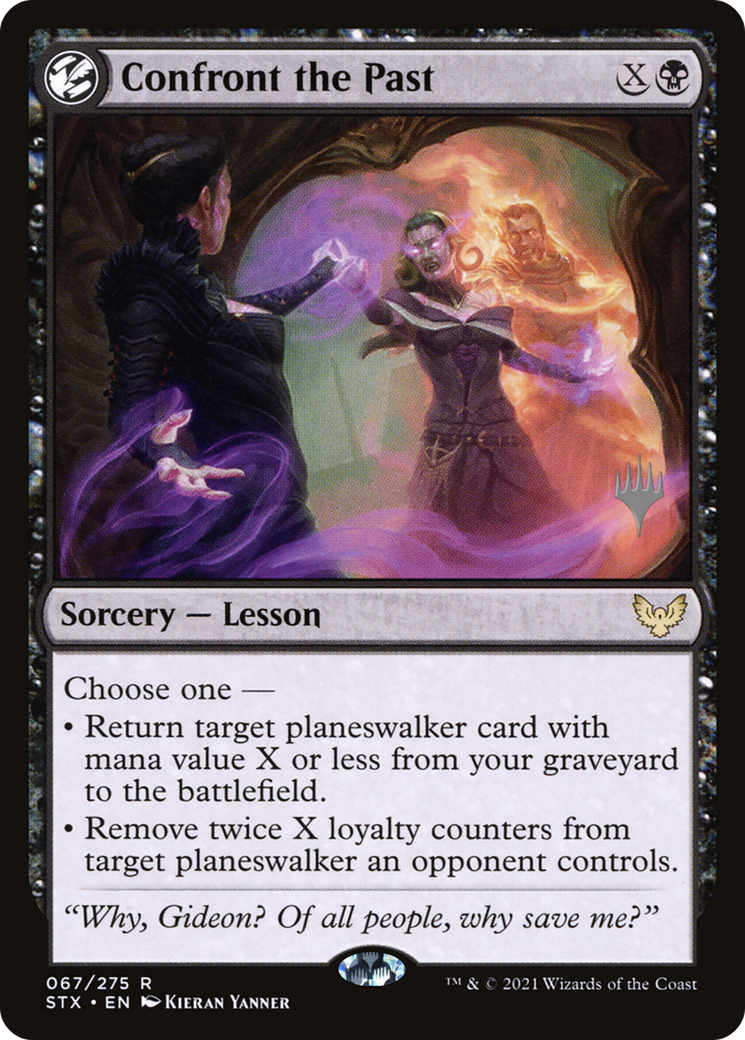 Confront the Past (PPSTX-67P) - Strixhaven: School of Mages Promos: (lesson) Foil