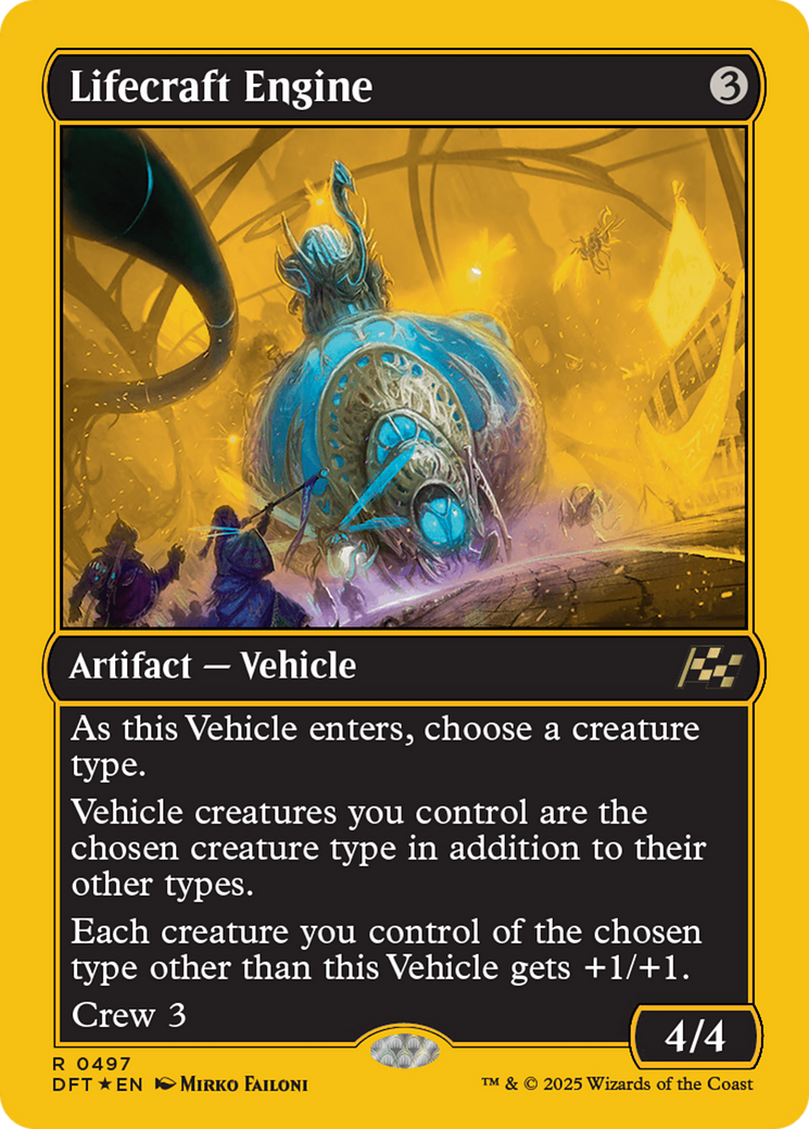 Lifecraft Engine (First-Place Foil) (-497) - Aetherdrift