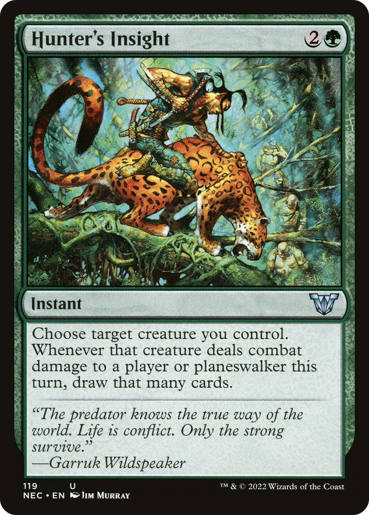 Hunter's Insight [Kamigawa: Neon Dynasty Commander]