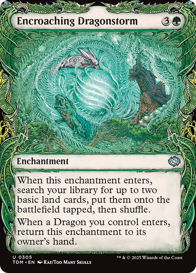 Encroaching Dragonstorm (Showcase) (TDM-305) - Tarkir: Dragonstorm