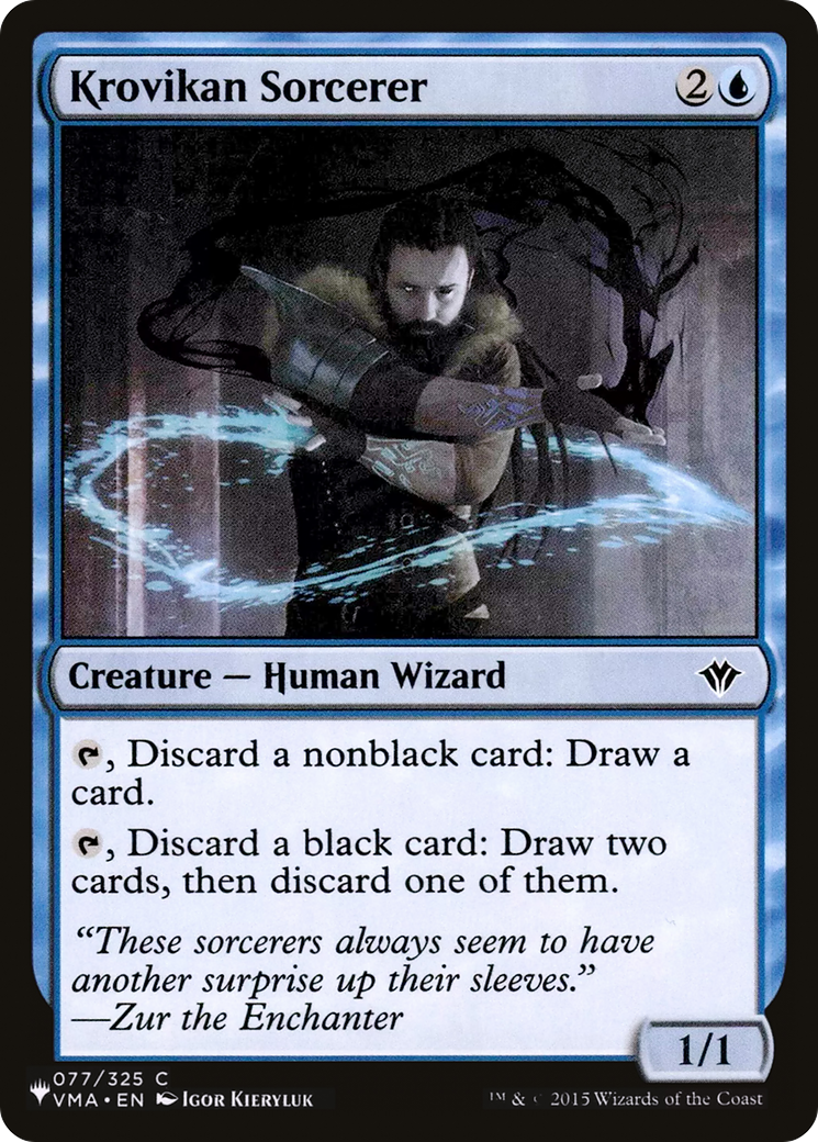 Krovikan Sorcerer [The List Reprints]