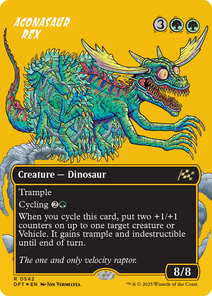 Agonasaur Rex (Borderless) (First-Place Foil) (-542) - Aetherdrift