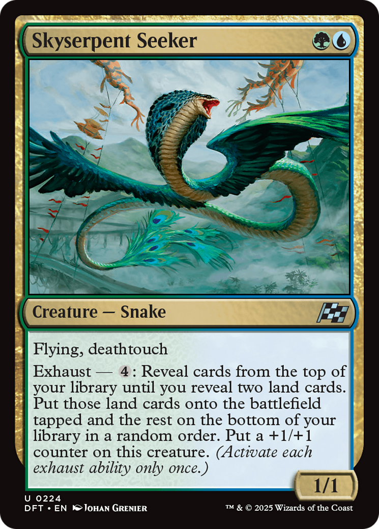 Skyserpent Seeker (-224) - Aetherdrift Foil
