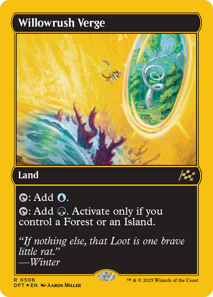 Willowrush Verge (First-Place Foil) (-506) - Aetherdrift
