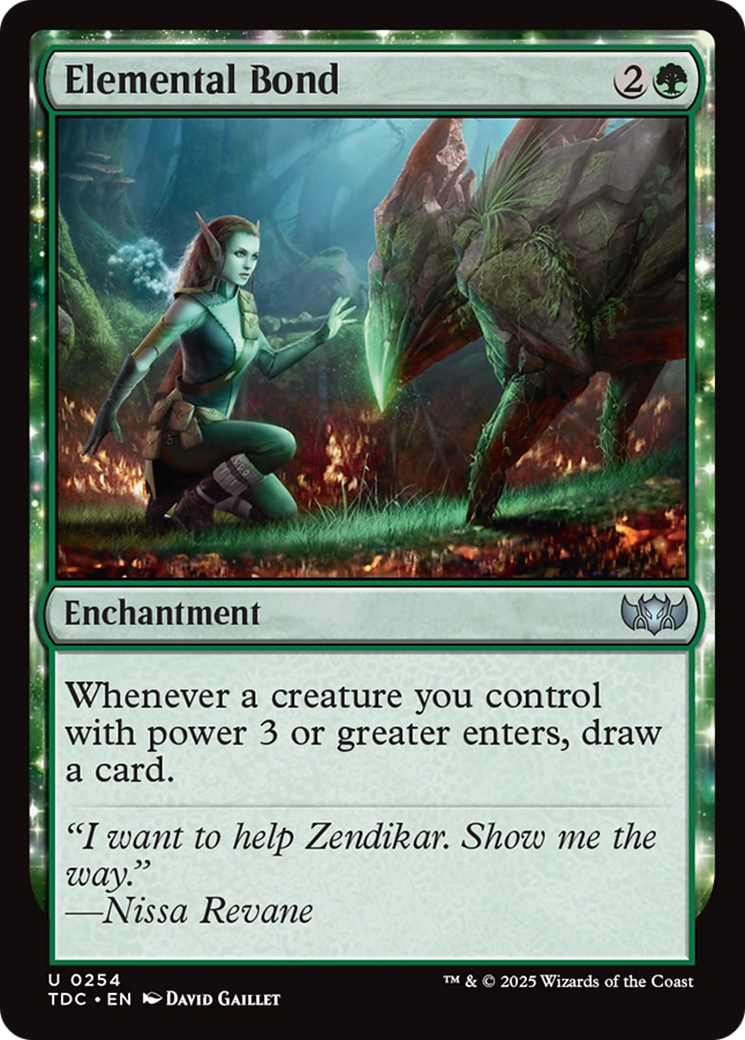 Elemental Bond (TDC-254) - Commander: Tarkir: Dragonstorm