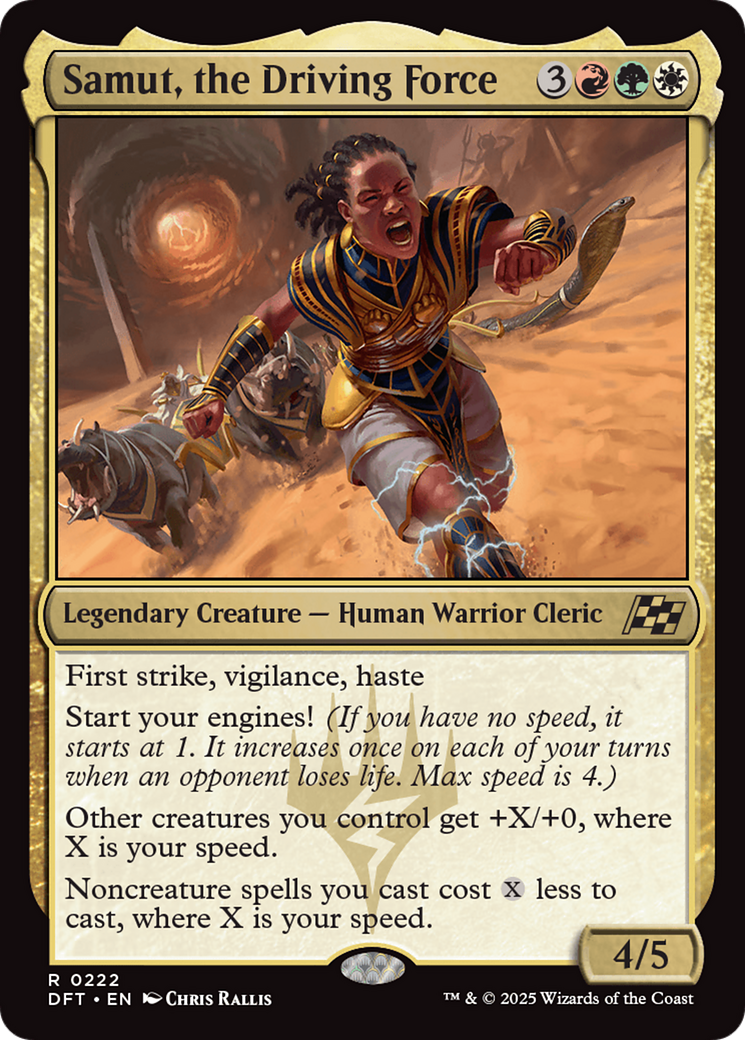 Samut, the Driving Force (-222) - Aetherdrift