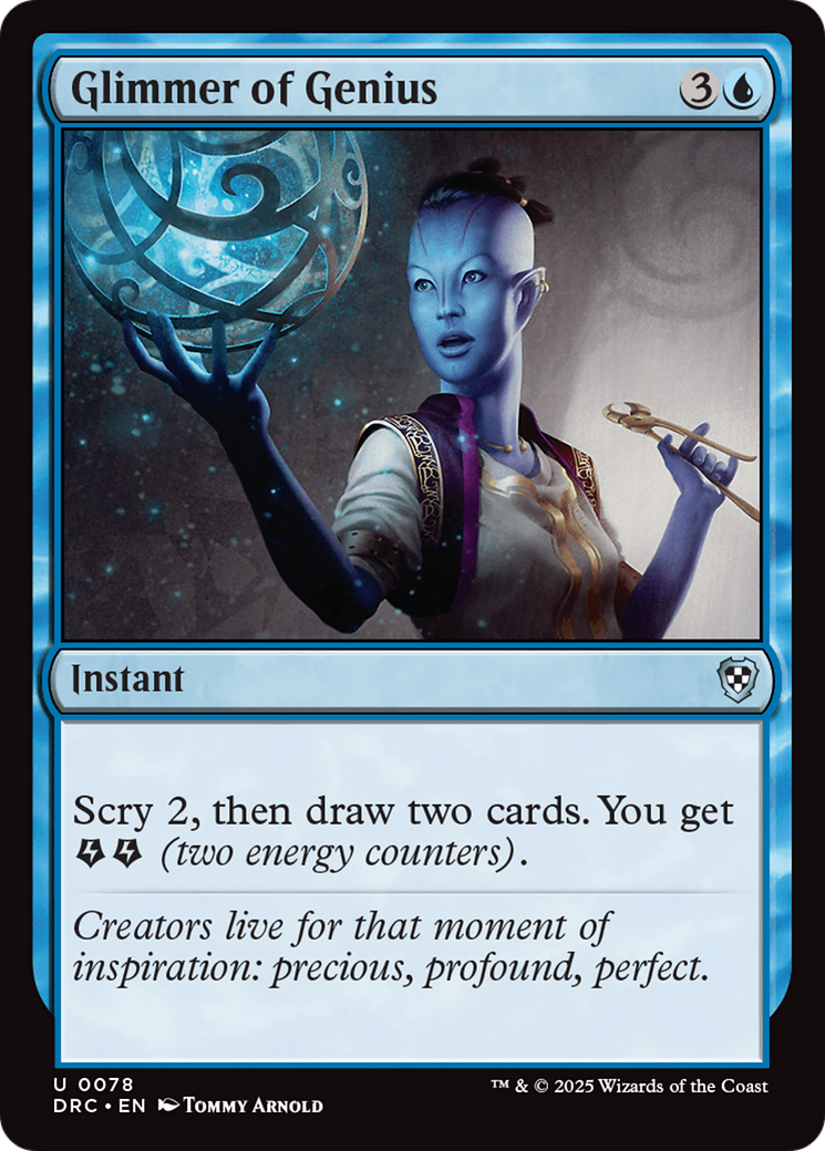 Glimmer of Genius (-078) - Commander: Aetherdrift