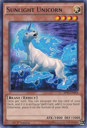 Sunlight Unicorn [BP03-EN064] Rare