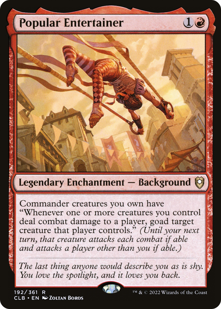 Popular Entertainer [Commander Legends: Battle for Baldur's Gate]