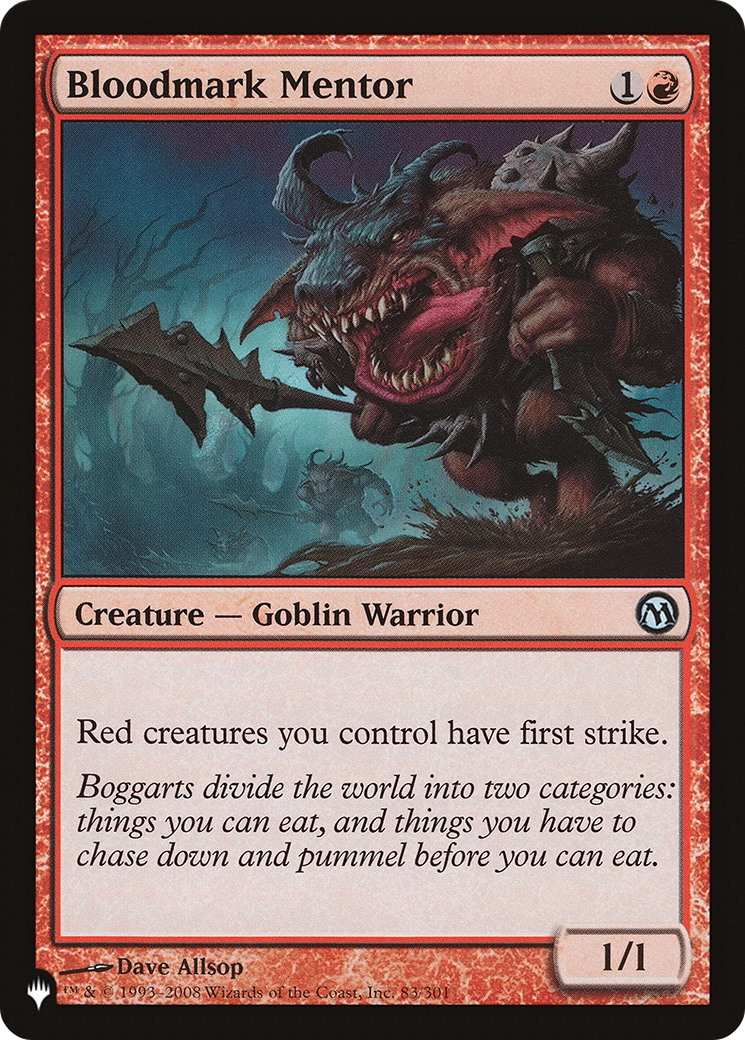 Bloodmark Mentor [The List Reprints]