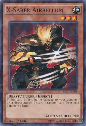 X-Saber Airbellum [BP03-EN063] Shatterfoil Rare