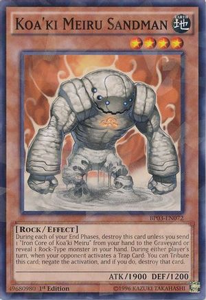 Koa'ki Meiru Sandman [BP03-EN072] Shatterfoil Rare