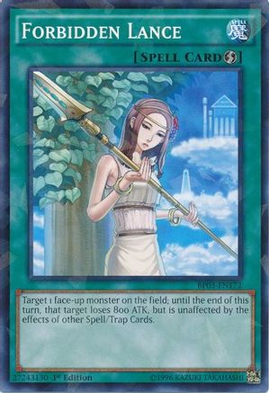 Forbidden Lance [BP03-EN172] Shatterfoil Rare