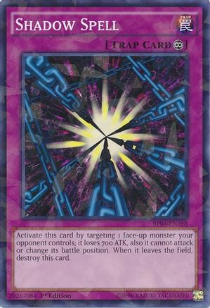 Shadow Spell [BP03-EN198] Shatterfoil Rare
