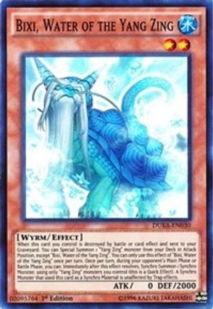 Bixi, Water of the Yang Zing [DUEA-EN030] Super Rare