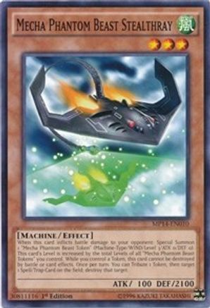 Mecha Phantom Beast Stealthray [MP14-EN010] Common