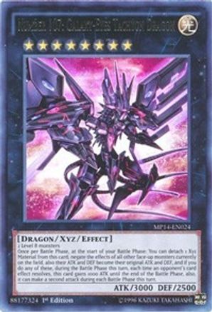 Number 107: Galaxy-Eyes Tachyon Dragon [MP14-EN024] Ultra Rare