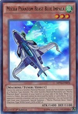 Mecha Phantom Beast Blue Impala [MP14-EN076] Ultra Rare