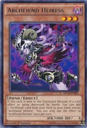 Archfiend Heiress [MP14-EN082] Rare