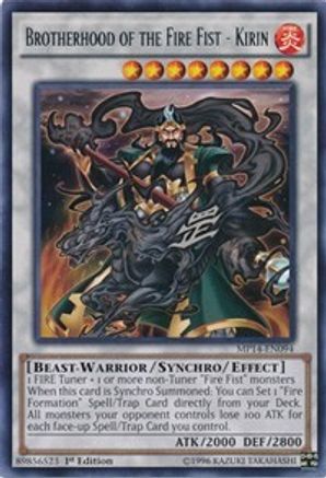 Brotherhood of the Fire Fist - Kirin [MP14-EN094] Rare