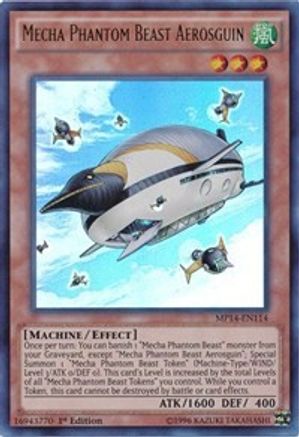 Mecha Phantom Beast Aerosguin [MP14-EN114] Ultra Rare