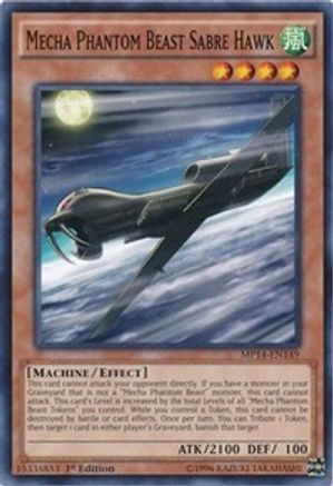 Mecha Phantom Beast Sabre Hawk [MP14-EN149] Common