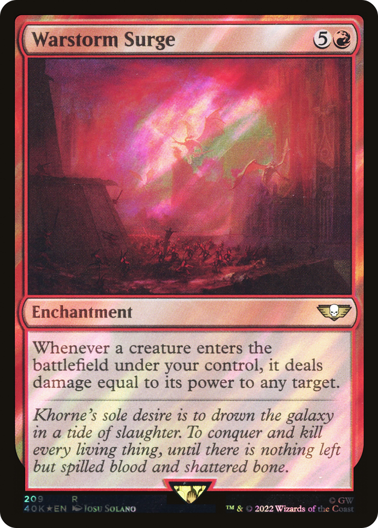 Warstorm Surge (Surge Foil) [Universes Beyond: Warhammer 40,000]