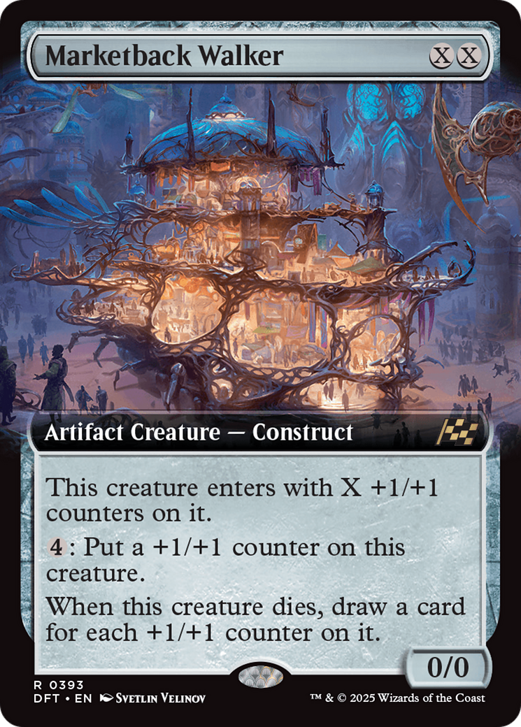 Marketback Walker (Extended Art) (DFT-393) - Aetherdrift Foil