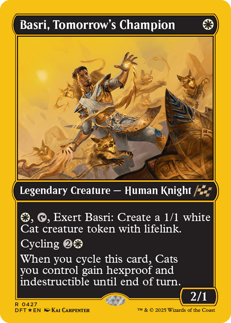 Basri, Tomorrow's Champion (First-Place Foil) (-427) - Aetherdrift