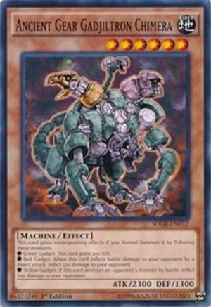 Ancient Gear Gadjiltron Chimera [SDGR-EN012] Common