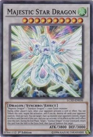 Majestic Star Dragon [LC5D-EN036] Super Rare
