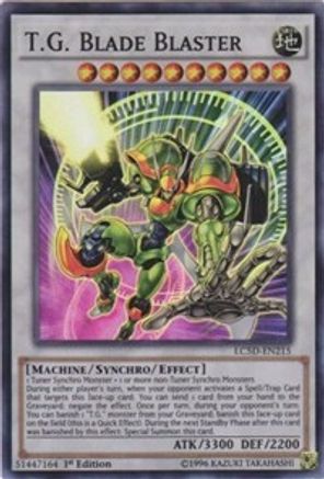 T.G. Blade Blaster [LC5D-EN215] Super Rare