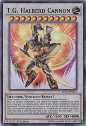 T.G. Halberd Cannon [LC5D-EN216] Super Rare