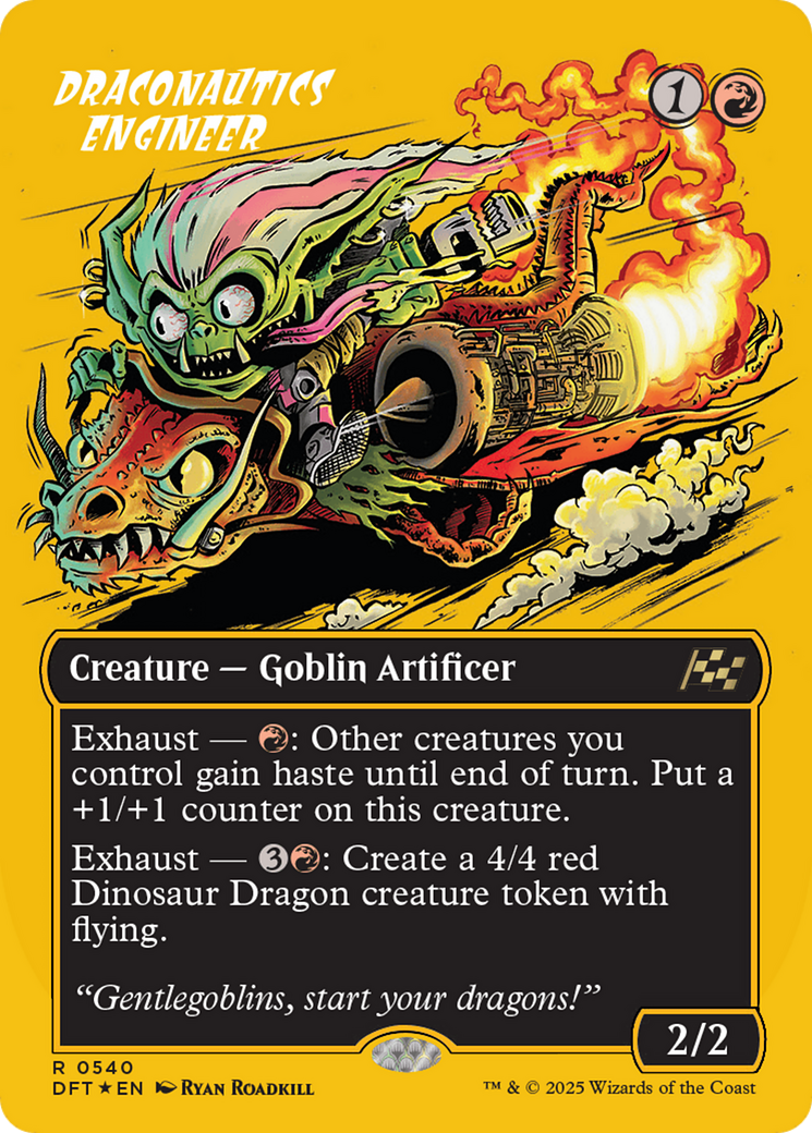 Draconautics Engineer (Borderless) (First-Place Foil) (-540) - Aetherdrift