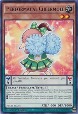 Performapal Cheermole [NECH-EN001] Rare