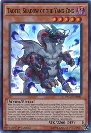 Taotie, Shadow of the Yang Zing [NECH-EN031] Super Rare