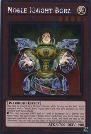 Noble Knight Borz [NKRT-EN009] Platinum Rare
