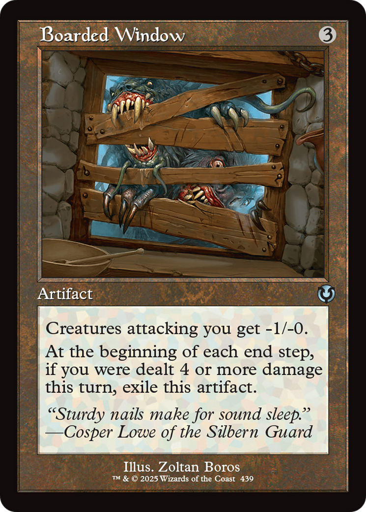 Boarded Window (Retro Frame) (-439) - Innistrad Remastered Foil