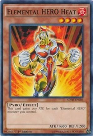 Elemental Hero Heat [SDHS-EN005] Common